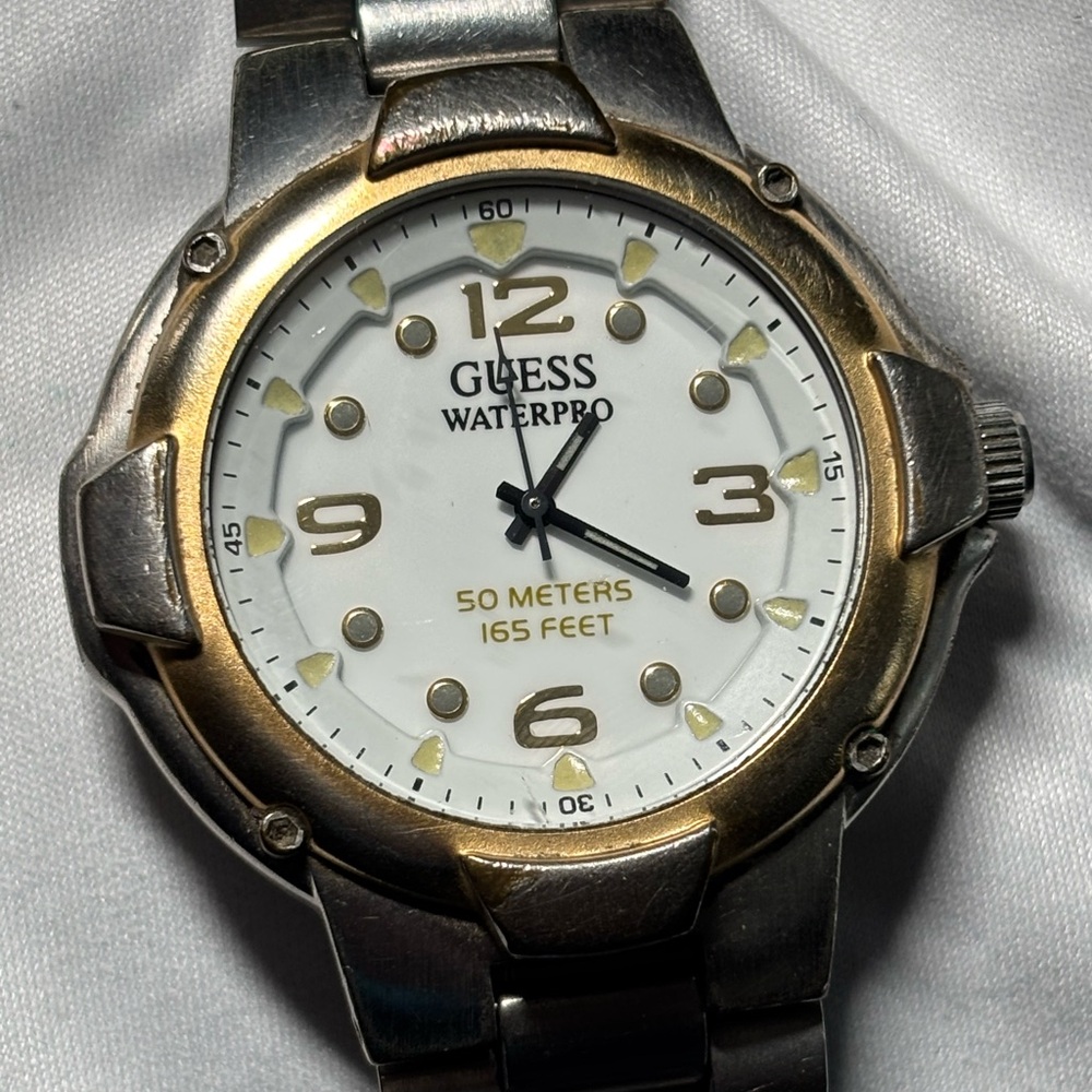 Women’s Guess Waterpro Silver and Gold Watch